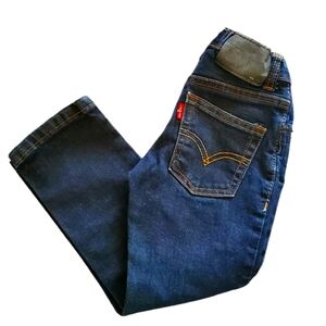 Levi's 511 Skim Toddler size 4 Reg Adjustable waist Dark Wash Jeans